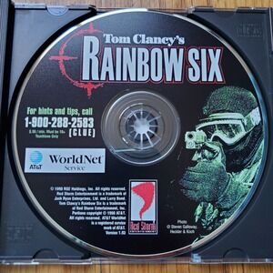 Tom Clancys Rainbow 6 pc video game 1998
